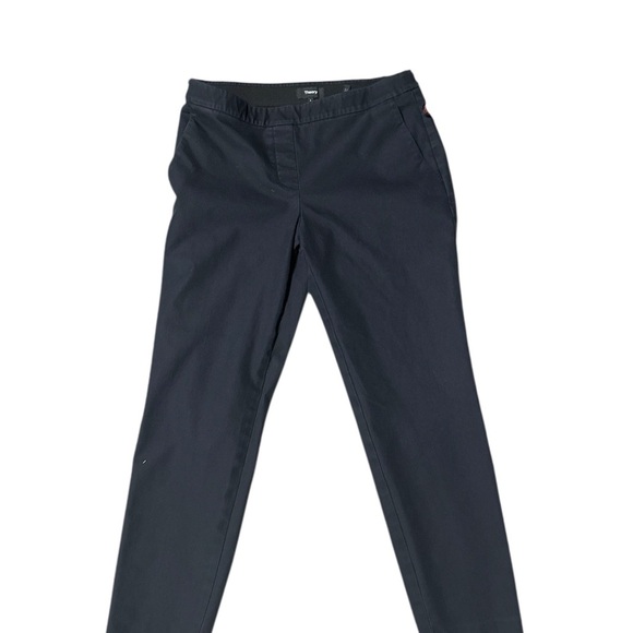 Theory Black Trousers Streamlined Flat Front Design - Picture 1 of 5